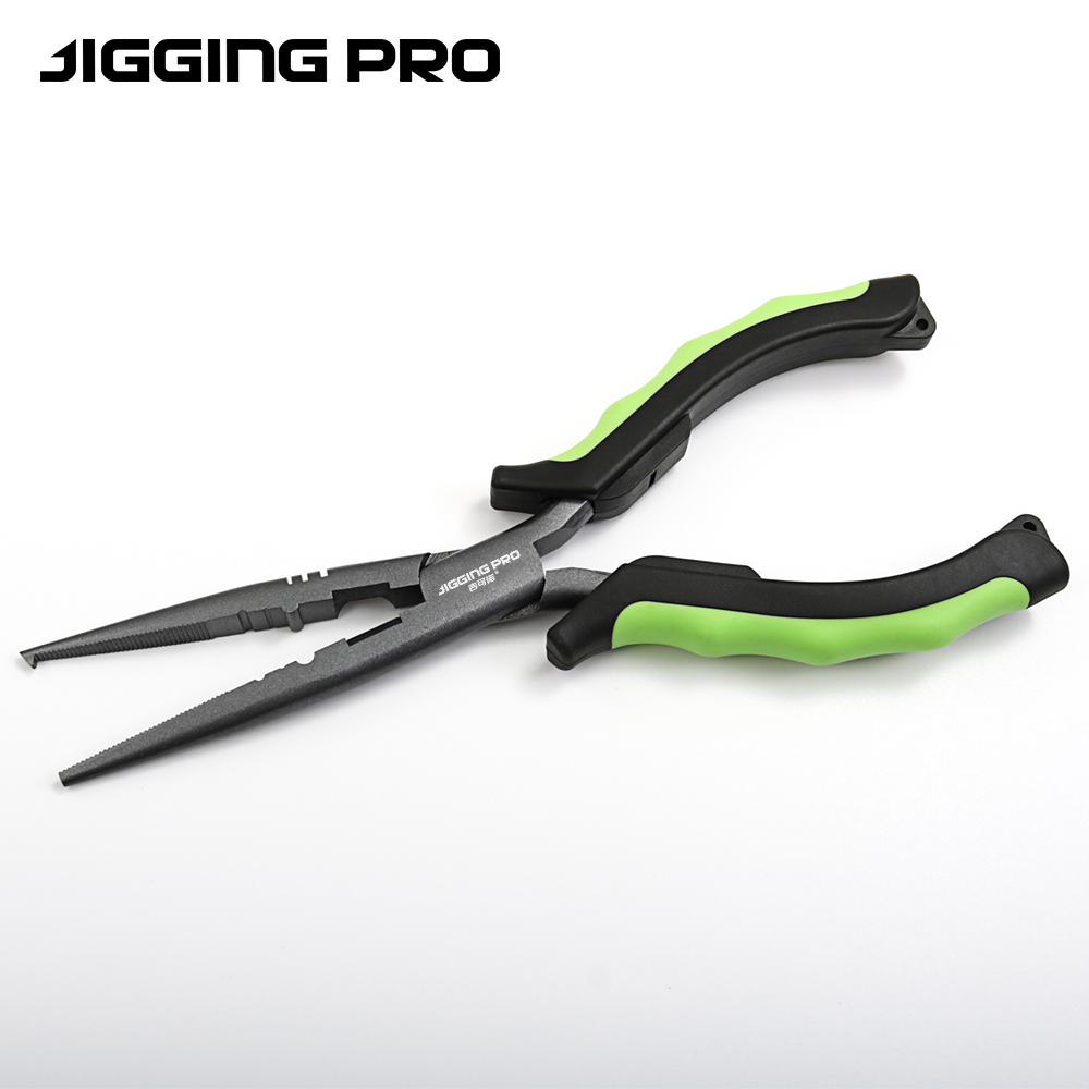 Saltwater Line - JIGGINGPRO Long Nose Fishing Pliers PTFE