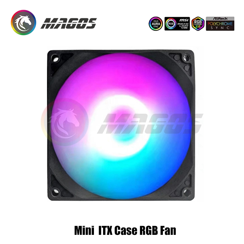 Mini ITX Case ARGB Fan 8cm 9cm - огляд і ціна Fly Line