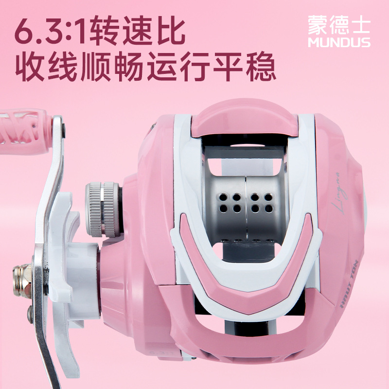 Pink 6.3:1 Gear Ratio 3+1 Ball - огляд і ціна Ice Fishing Line