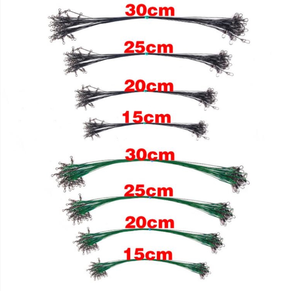 10pcs/lot Anti Bite Steel Fish - огляд і ціна Leader Line