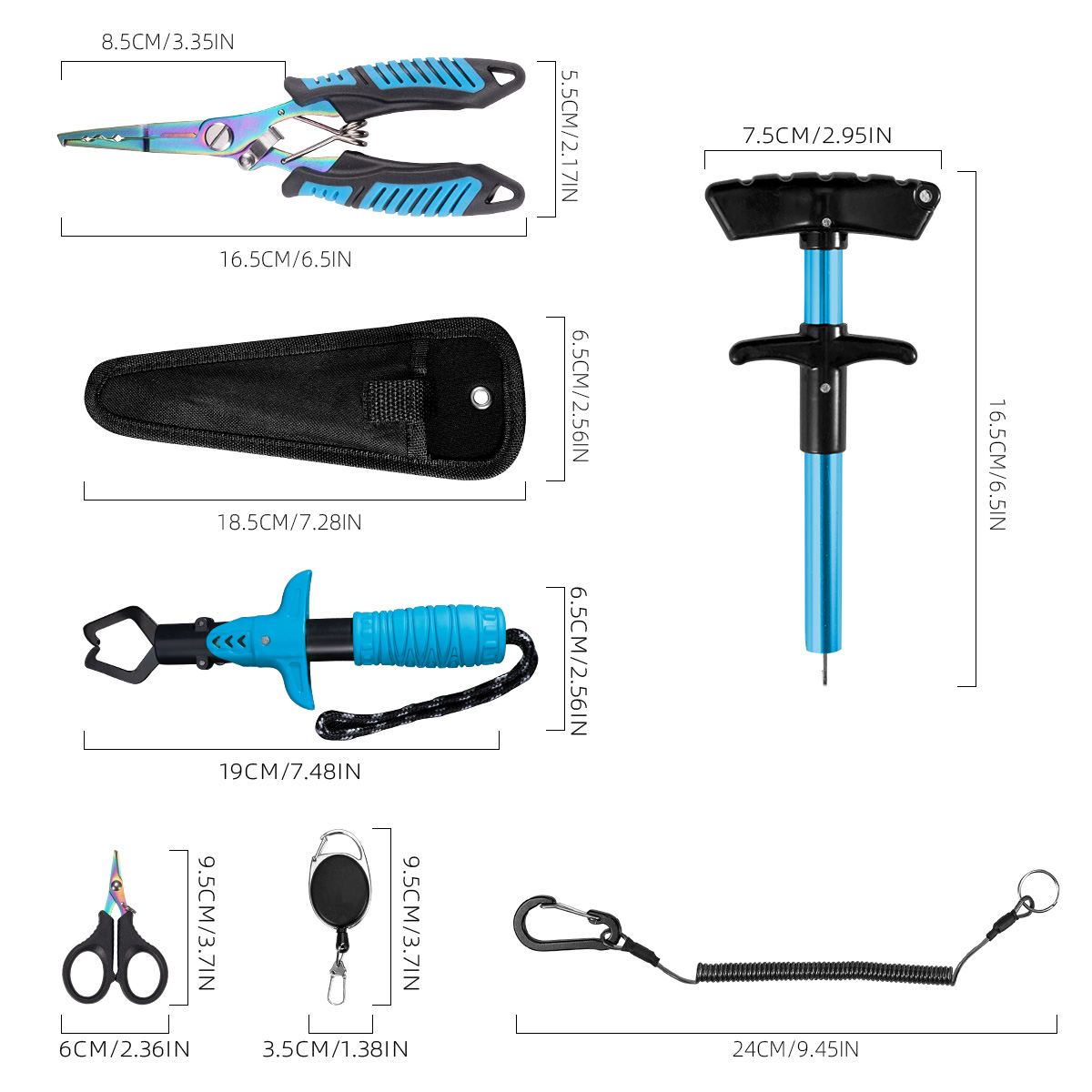 7-Piece Fishing Tool Set, Prof - огляд і ціна Saltwater Line