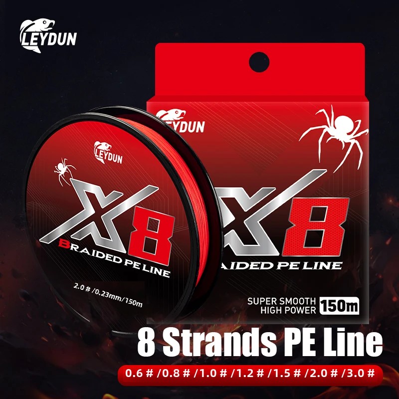 LEYDUN Not-Fading Red Fishing  - огляд і ціна Ice Fishing Line
