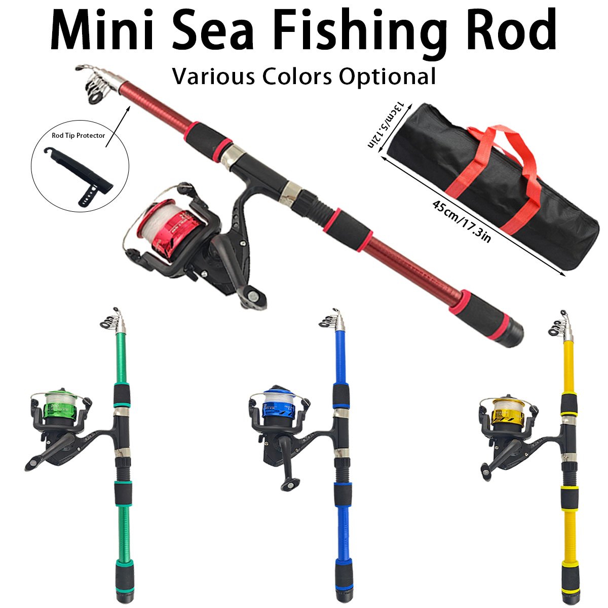 Mini Telescopic Sea Fishing Ro - огляд і ціна Saltwater Line