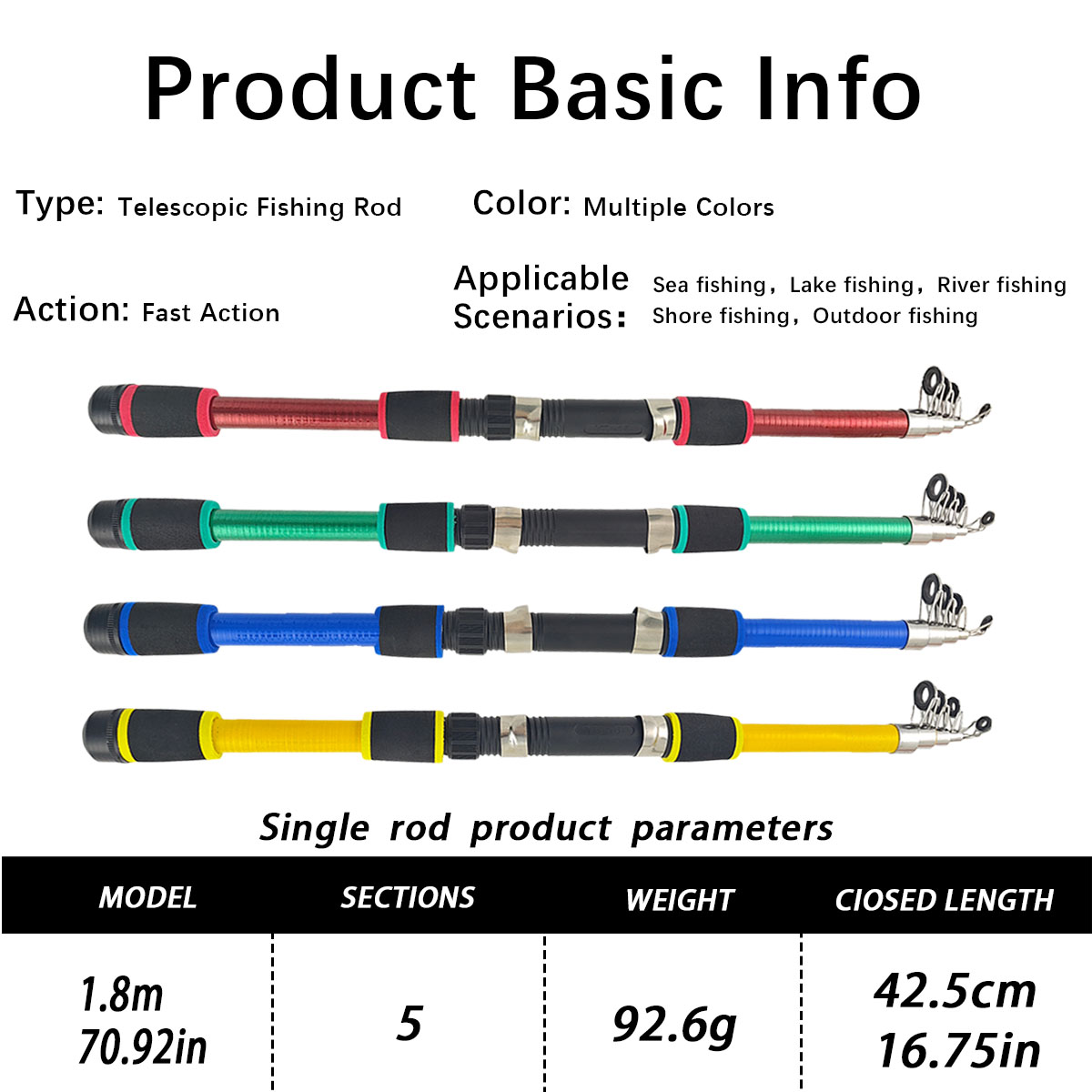 Mini Telescopic Sea Fishing Ro - огляд і ціна Saltwater Line
